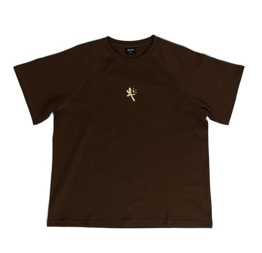 Chocolate Brown Polaroid Tee